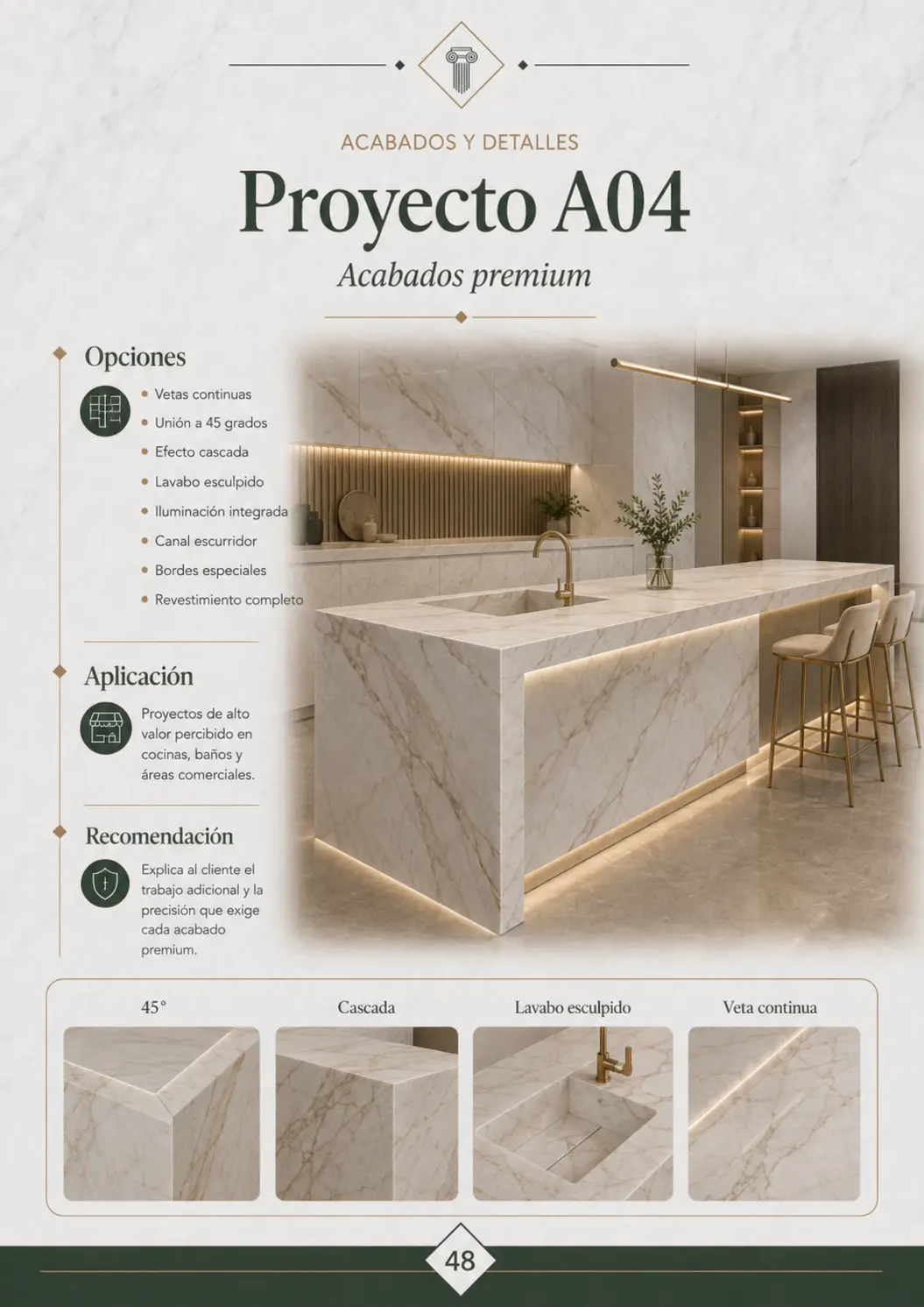 Proyecto A04: acabados premium