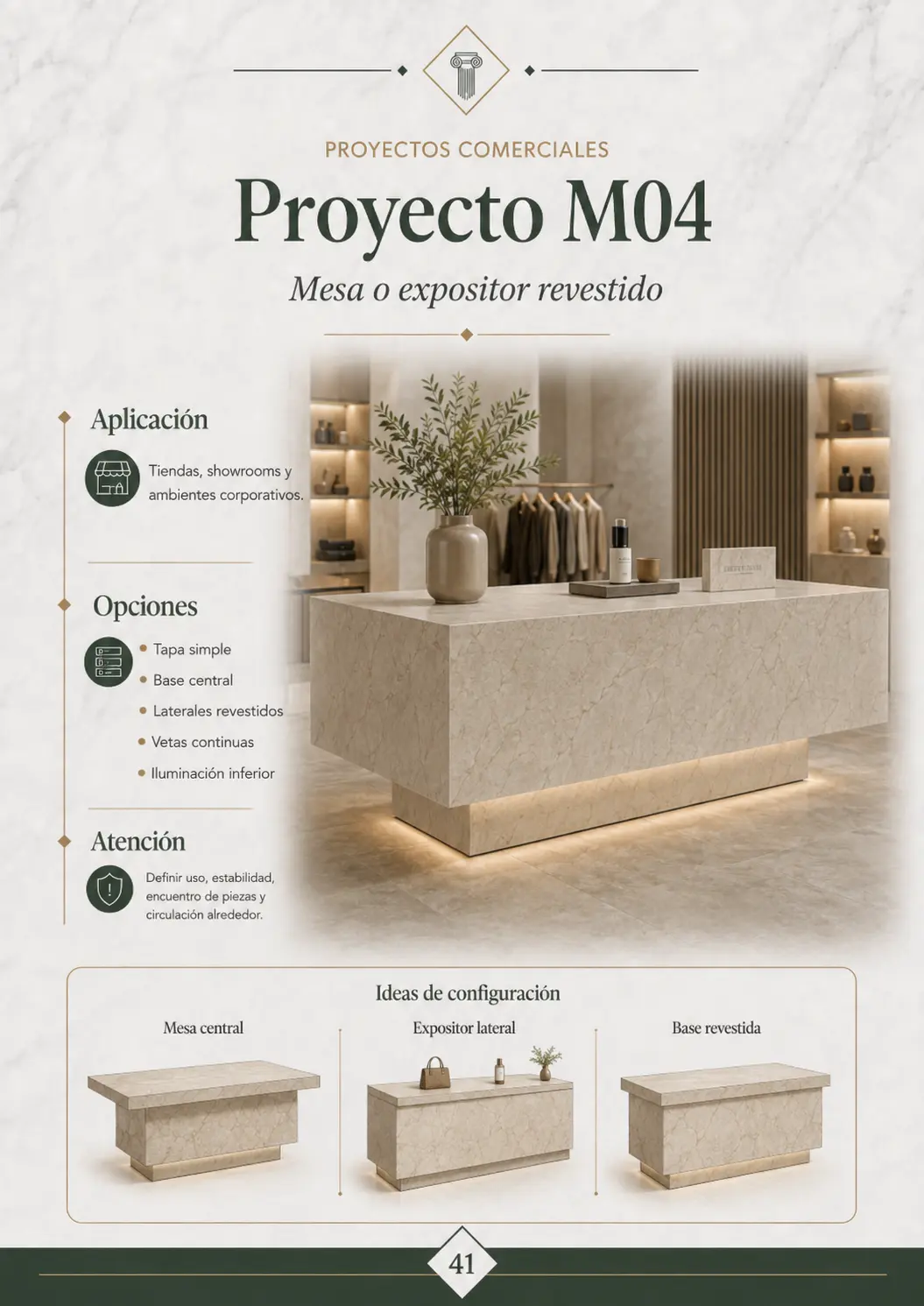 Proyecto M04: mesa o expositor revestido